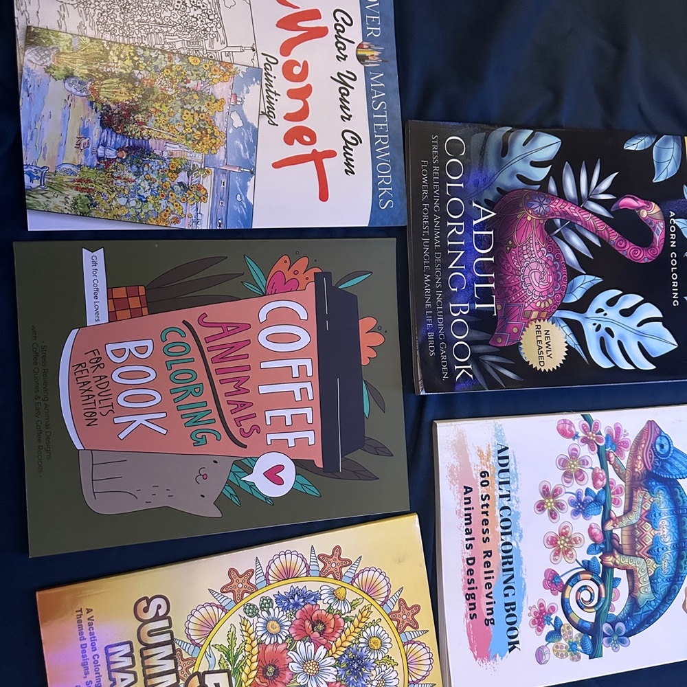 Coloring Book Set - Vibrant Designs